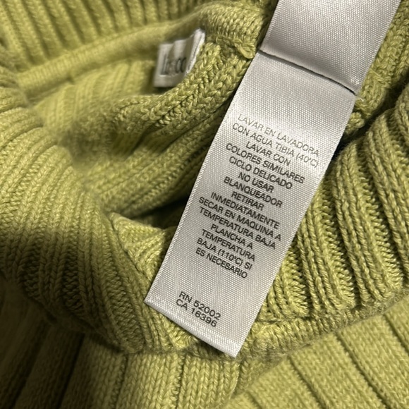 Y2K Lime Green Cowl Neck Sweater - Picture 10 of 10